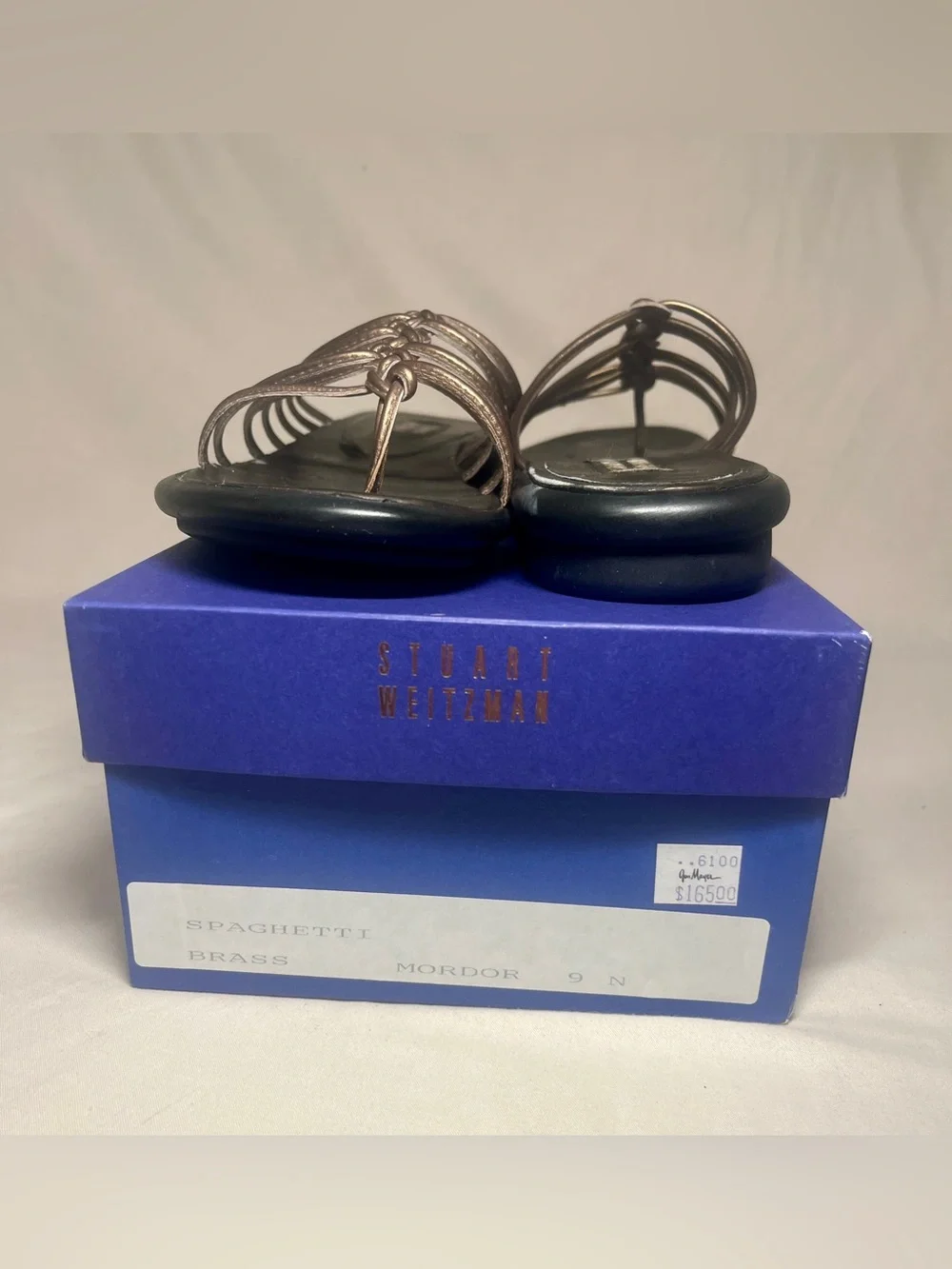 Stuart Weitzman Bronze Sandals | Pre-Owned | Original Box | Size 9N